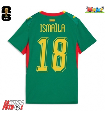 Senegal Ismaila Sarr #18 Segunda Equipación Mujer Mundial 2026 Manga Corta